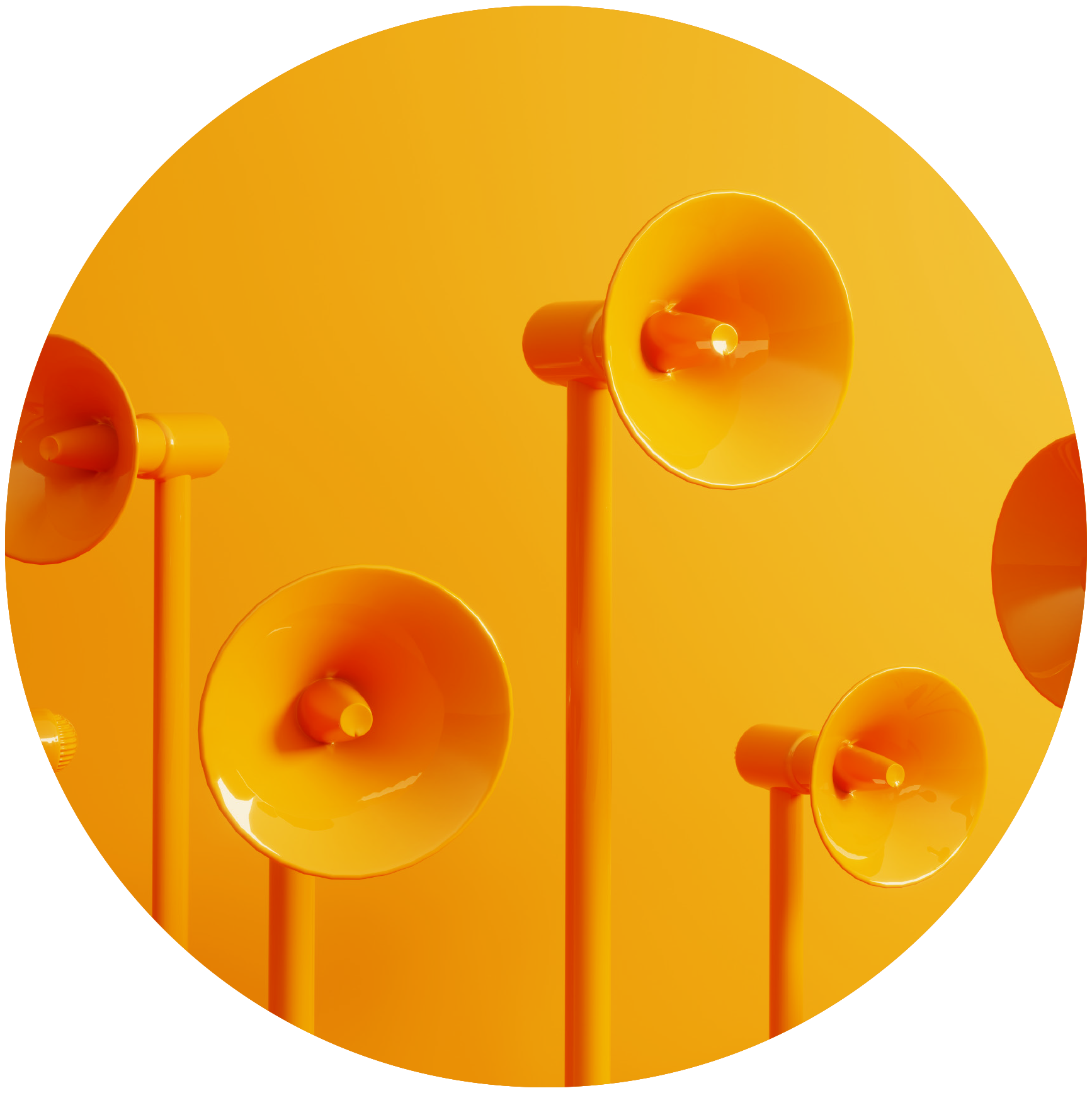 megaphones